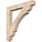 Ekena Millwork Olympic Arts & Crafts Smooth Bracket, Douglas Fir, 5 1/2"W x 46"D x 46"H BKT06X46X46OLY03SDF - alternate 1